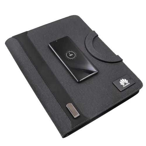 Bloc-note multifonction avec chargeur de téléphone à induction